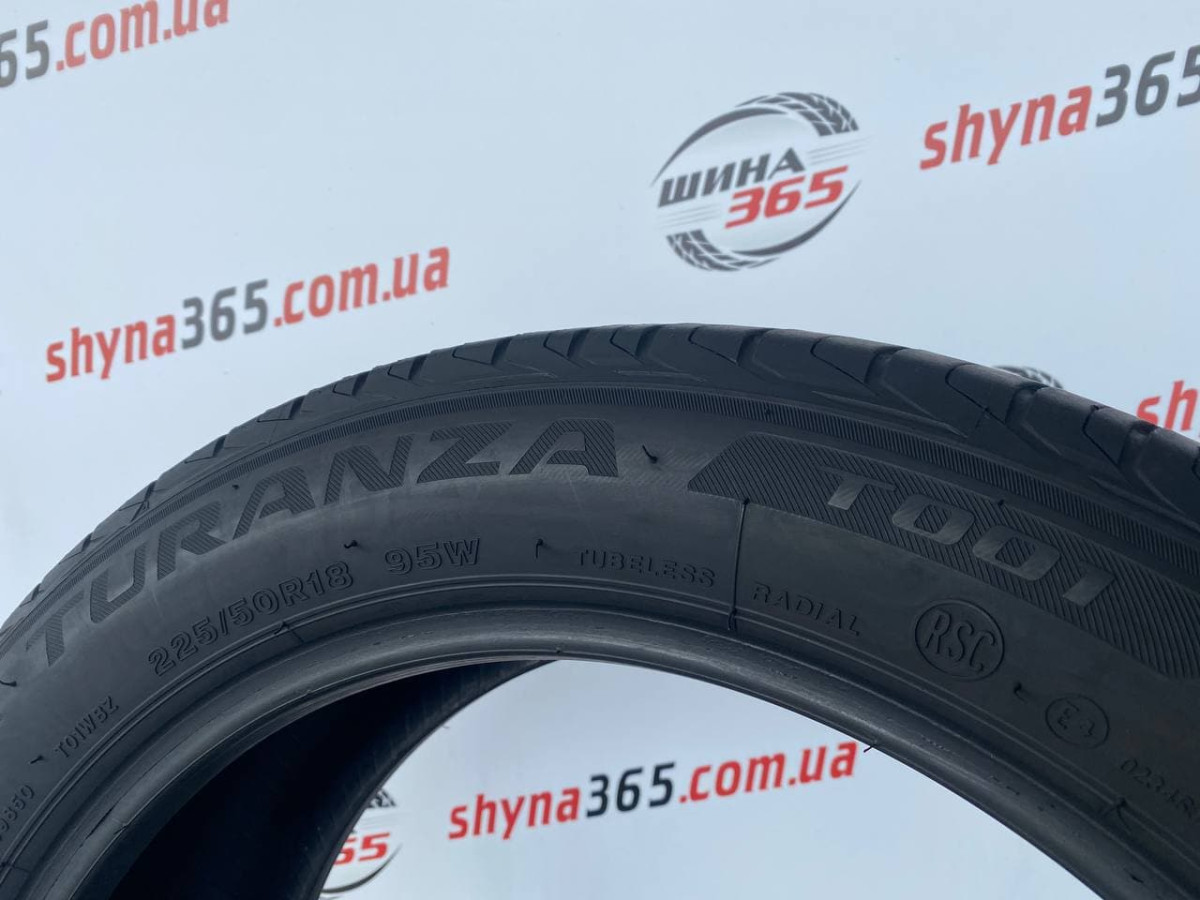 225/50 R18 BRIDGESTONE TURANZA T001 RUN FLAT 4mm