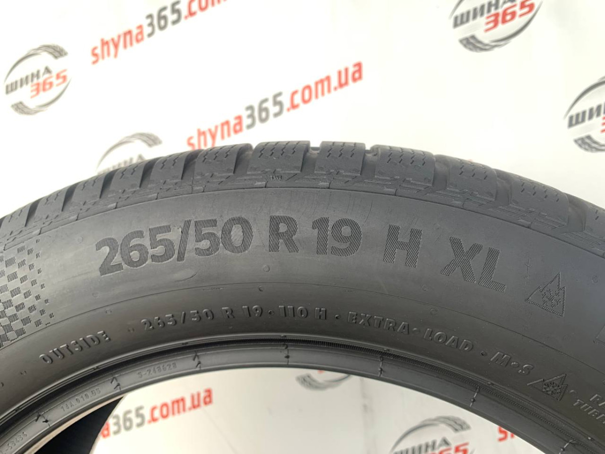 265/50 R19 CONTINENTAL WINTERCONTACT TS860S RUN FLAT 6mm