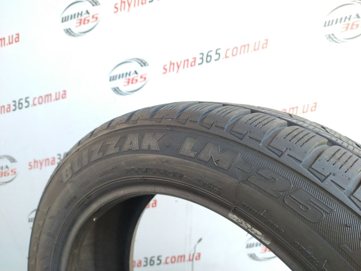 205/55 R17 BRIDGESTONE BLIZZAK LM-25 I RUN FLAT 7mm