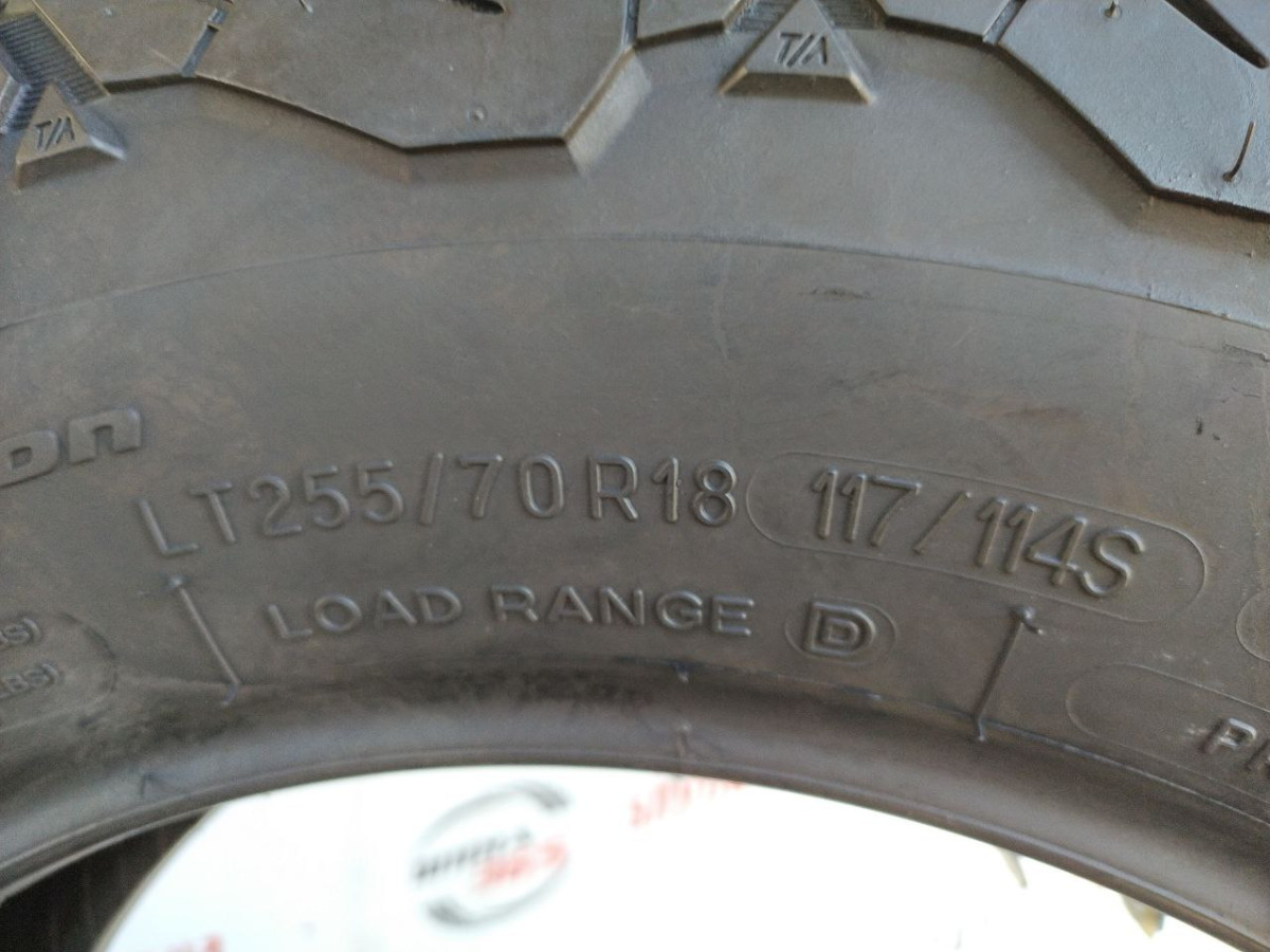 255/70 R18 BFGOODRICH ALL-TERRAIN T/A KO2 6mm