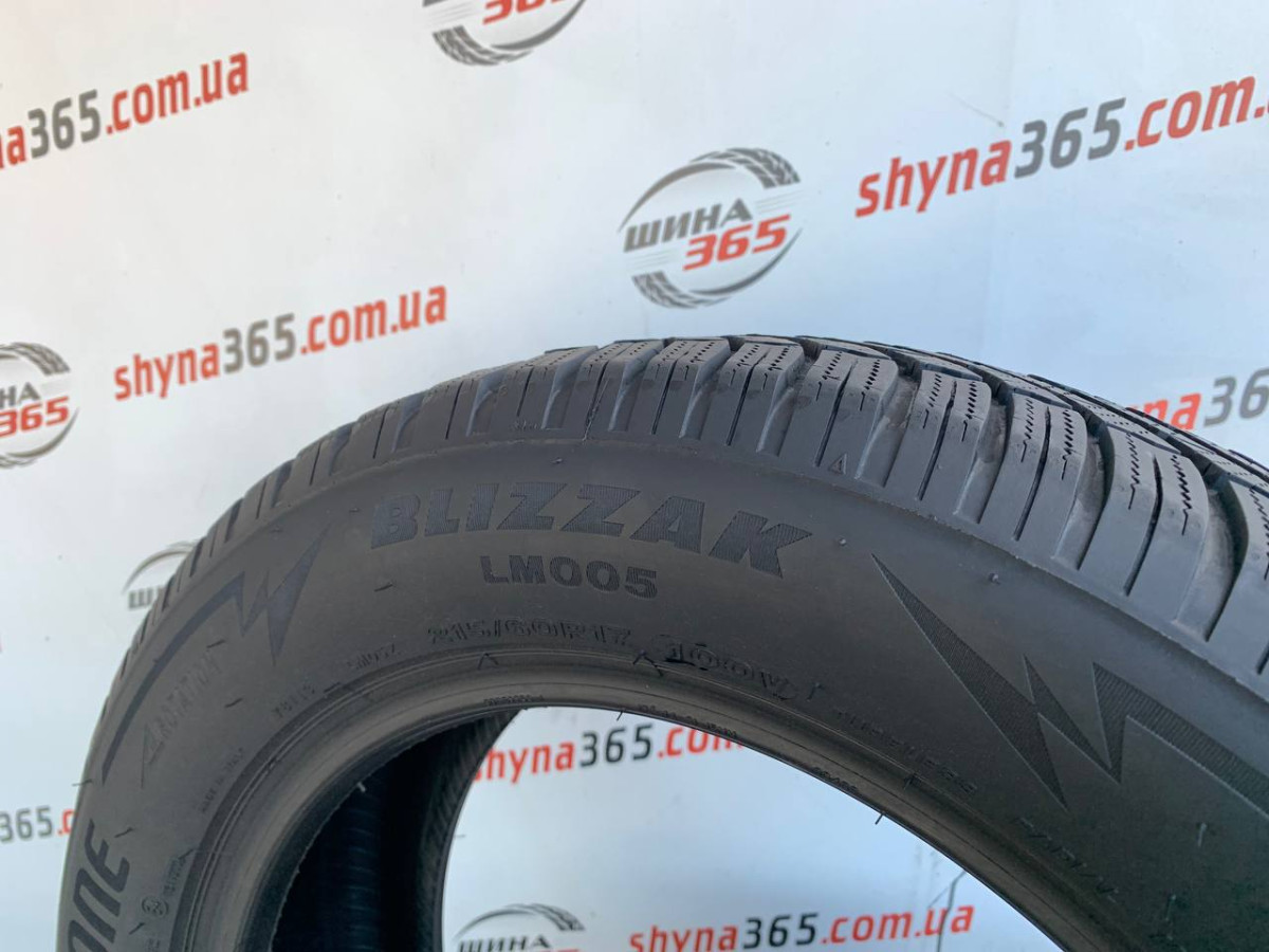 215/60 R17 BRIDGESTONE BLIZZAK LM005 6mm