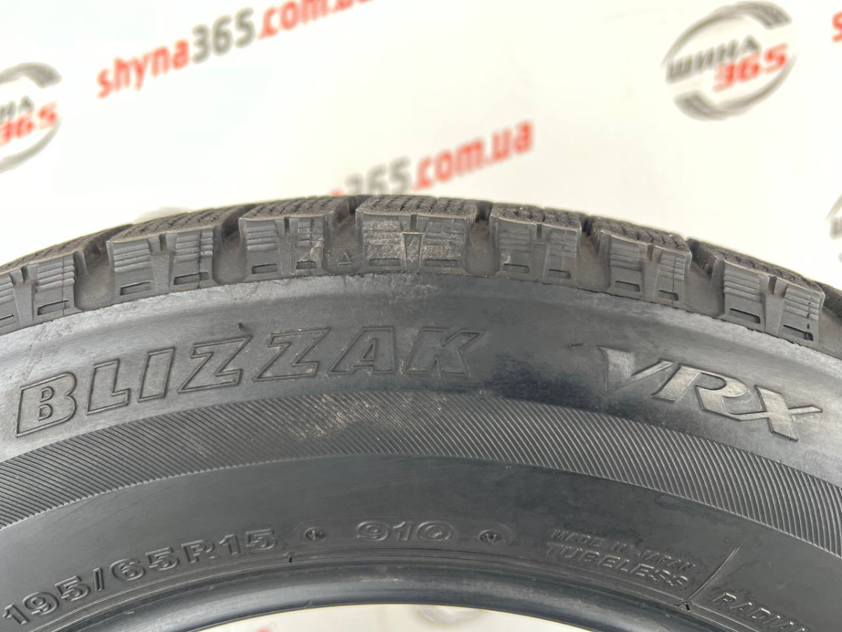 195/65 R15 BRIDGESTONE BLIZZAK VRX 8mm