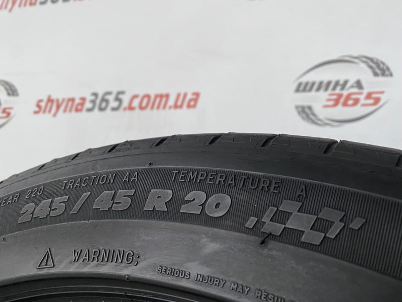 245/45 R20 MICHELIN LATITUDE SPORT 5mm