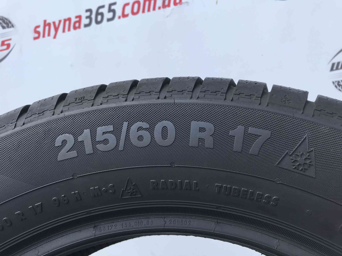 215/60 R17 CONTINENTAL CONTIWINTERCONTACT TS830P 7mm