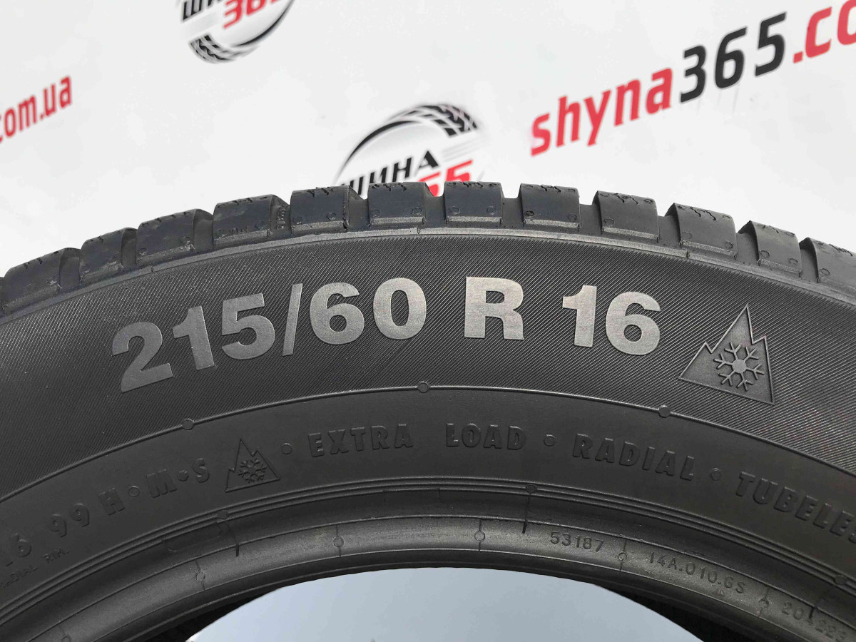 215/60 R16 CONTINENTAL CONTIWINTERCONTACT TS830P 6mm