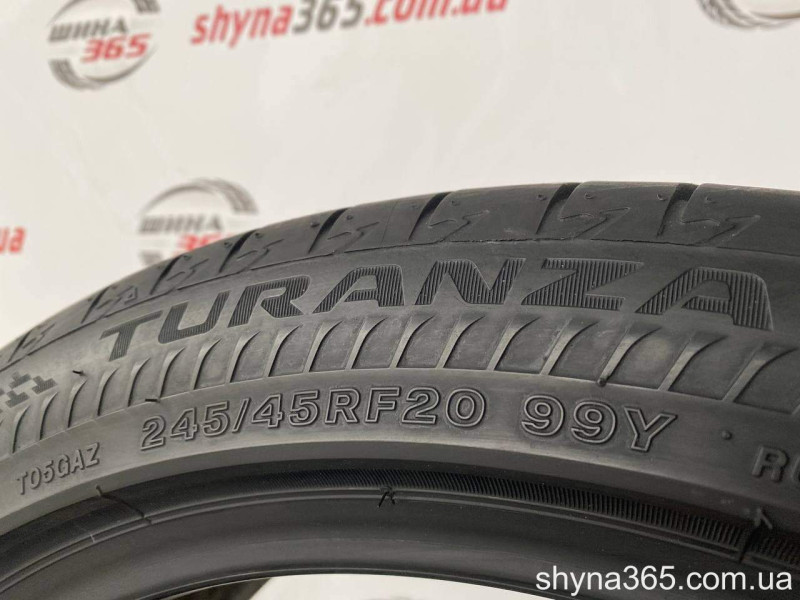 245/45 R20 BRIDGESTONE TURANZA T005 RUN FLAT 7mm