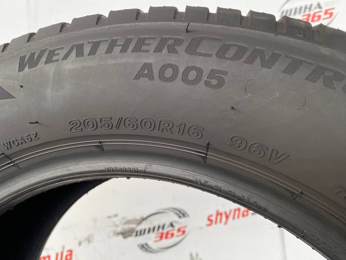 205/60 R16 BRIDGESTONE WEATHERCONTROL A005 5mm