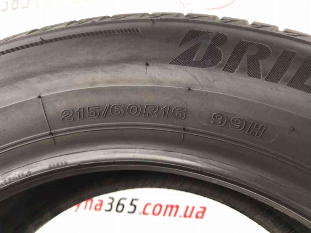 215/60 R16 BRIDGESTONE TURANZA T005 5mm