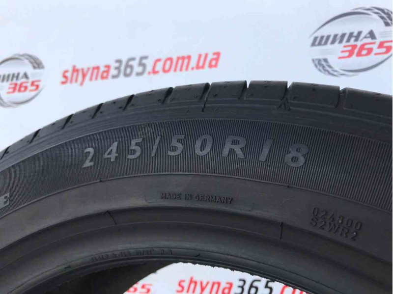 245/50 R18 DUNLOP SP SPORT MAXX GT RUN FLAT 5mm