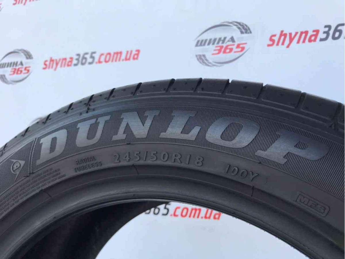 245/50 R18 DUNLOP SP SPORT MAXX GT RUN FLAT 5mm