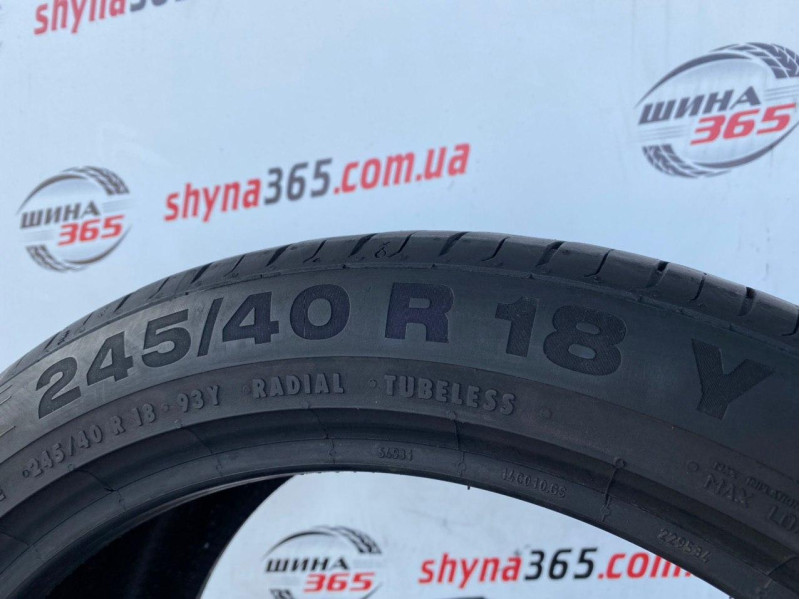 245/40 R18 CONTINENTAL CONTISPORTCONTACT 5 5mm