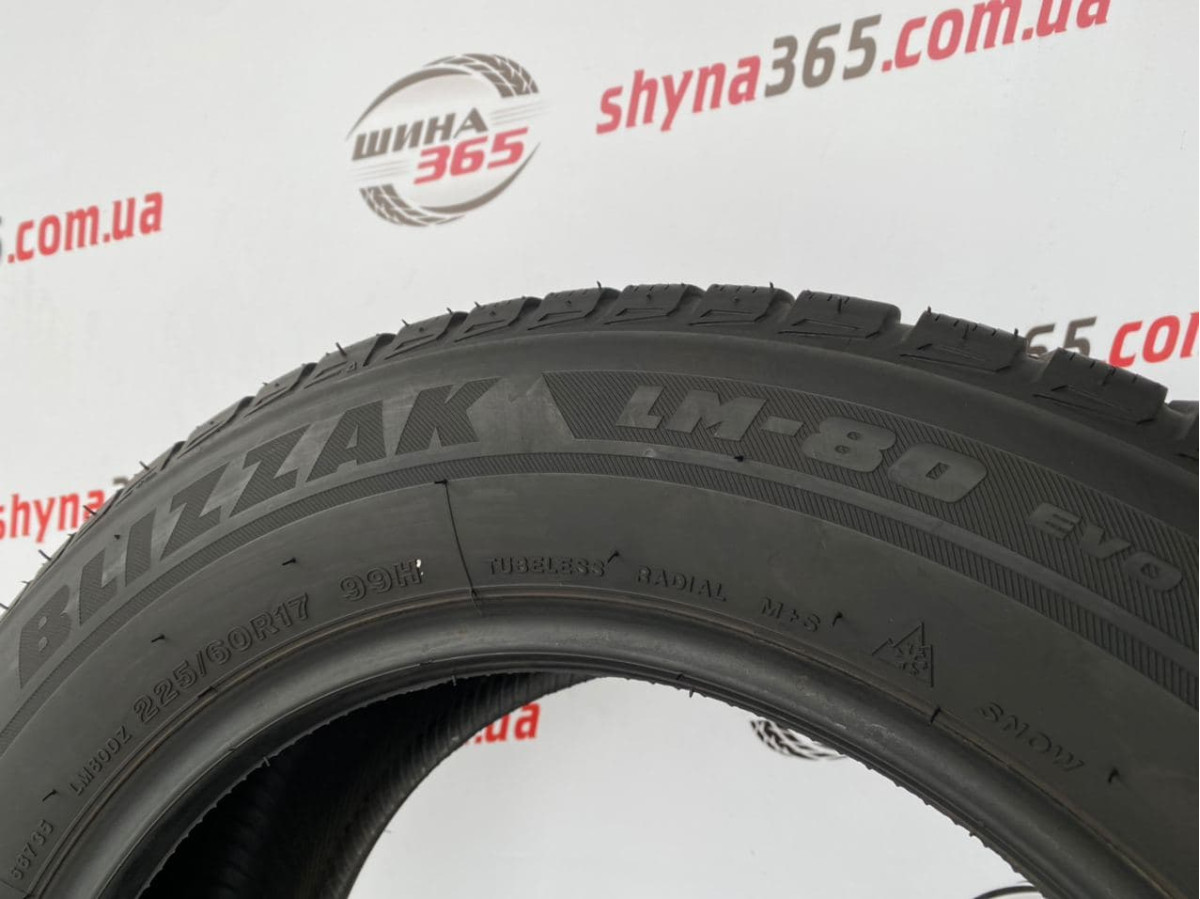 225/60 R17 BRIDGESTONE BLIZZAK LM-80 EVO 6mm