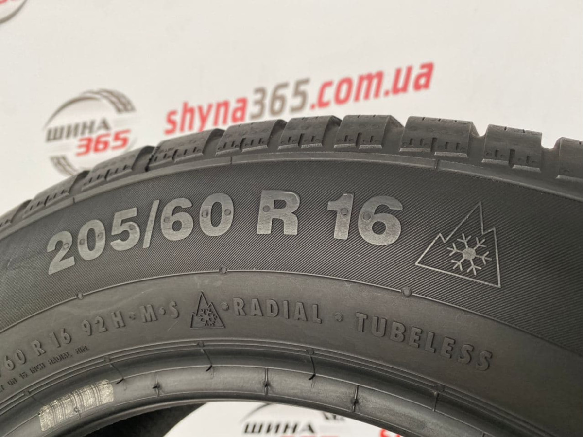 205/60 R16 CONTINENTAL CONTIWINTERCONTACT TS830P * 6mm