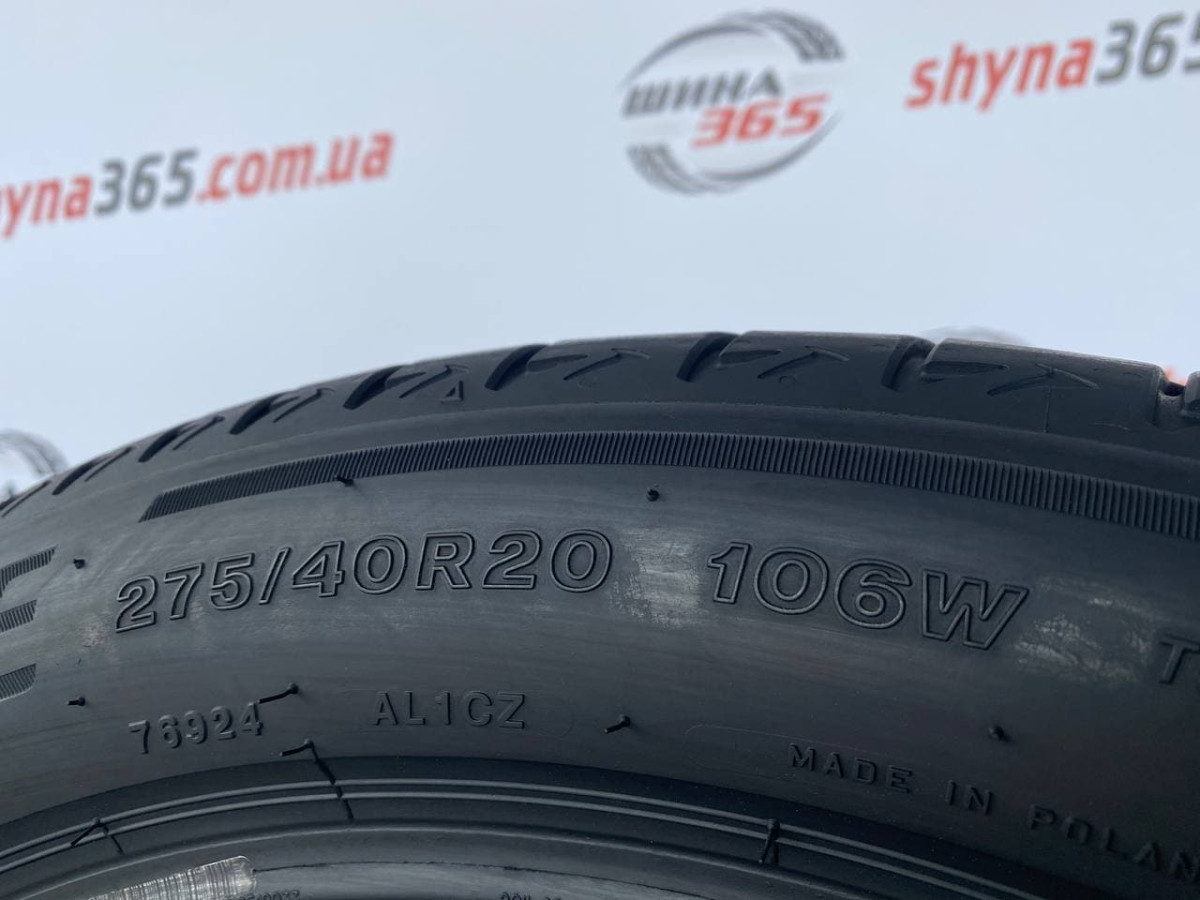 275/40 R20 BRIDGESTONE ALENZA 001 RUN FLAT 5mm