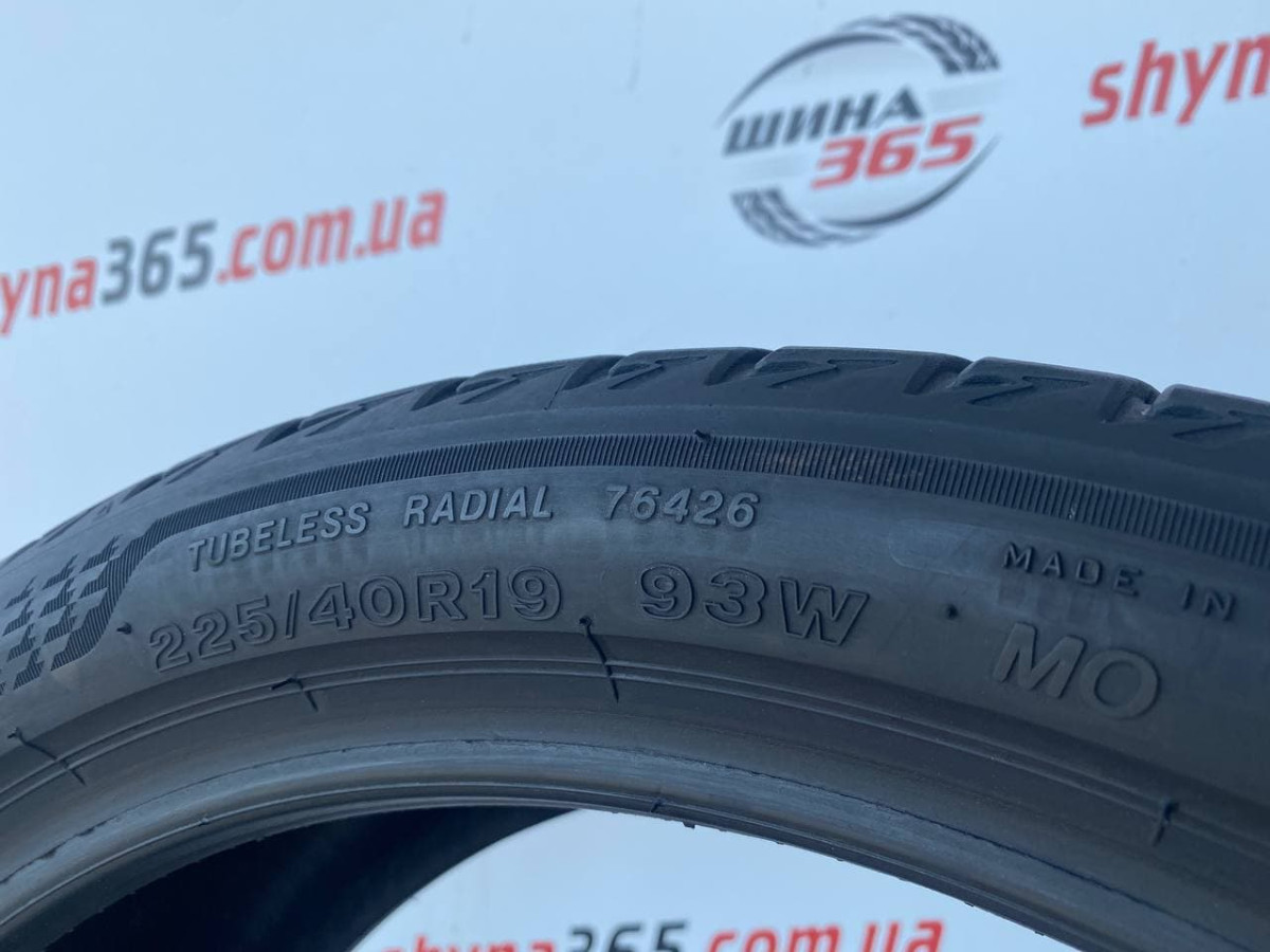 225/40 R19 BRIDGESTONE TURANZA T005 6mm