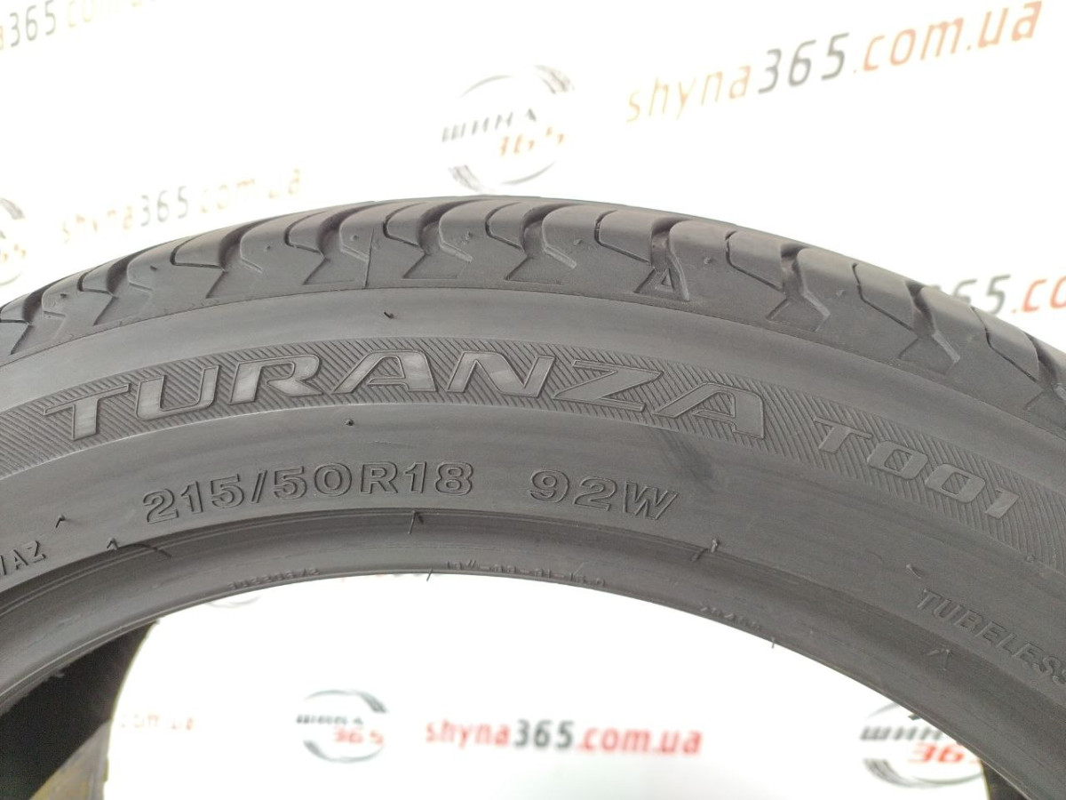 215/50 R18 BRIDGESTONE TURANZA T001 5mm