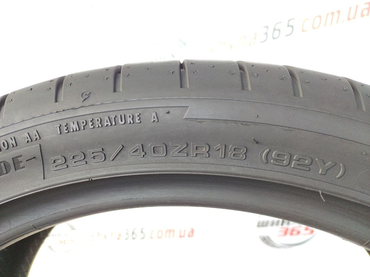 225/40 R18 DUNLOP SPORT MAXX RT2 6mm