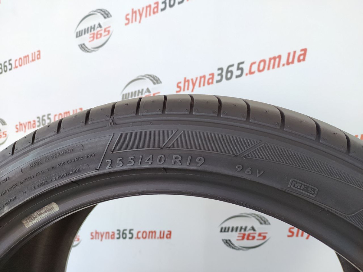255/40 R19 DUNLOP SP SPORT MAXX GT 6mm