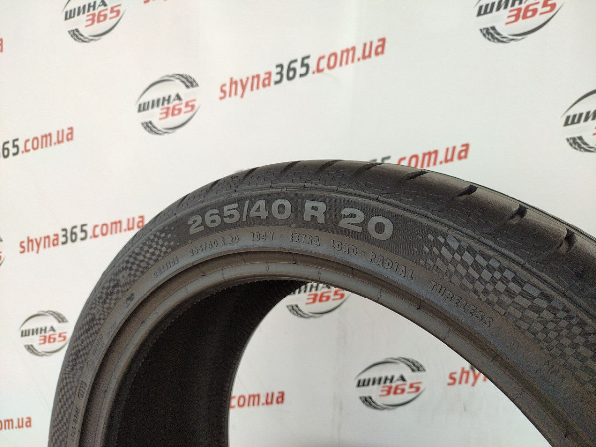 265/40 R20 CONTINENTAL CONTISPORTCONTACT 3 6mm