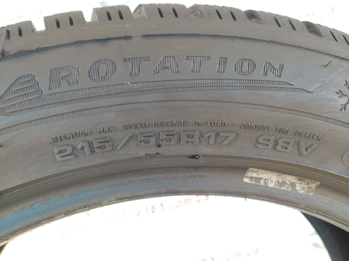 215/55 R17 DUNLOP WINTER SPORT 5 8mm