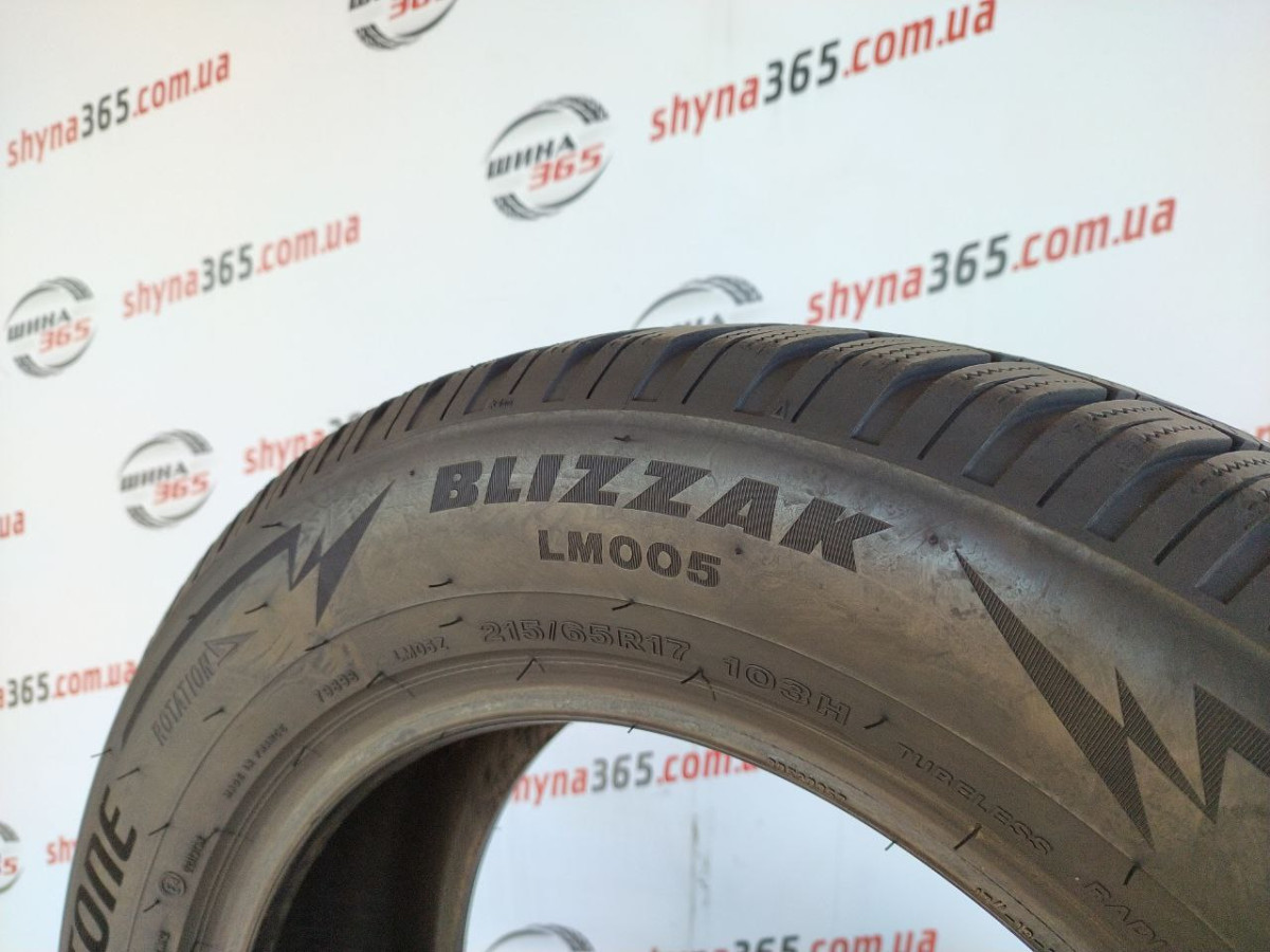 215/65 R17 BRIDGESTONE BLIZZAK LM005 5mm