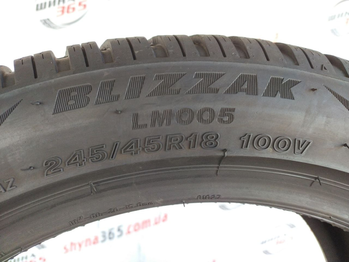 245/45 R18 BRIDGESTONE BLIZZAK LM005 6mm