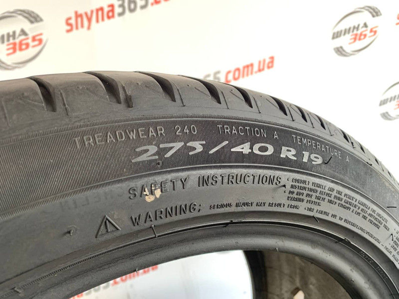 275/40 R19 MICHELIN PRIMACY 3 RUN FLAT 4mm