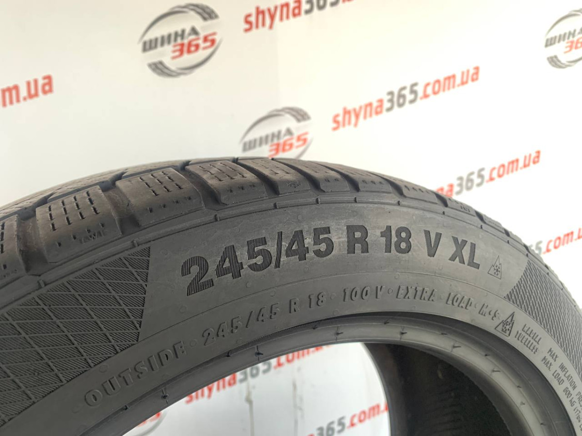 245/45 R18 CONTINENTAL WINTERCONTACT TS850P RUN FLAT 5mm