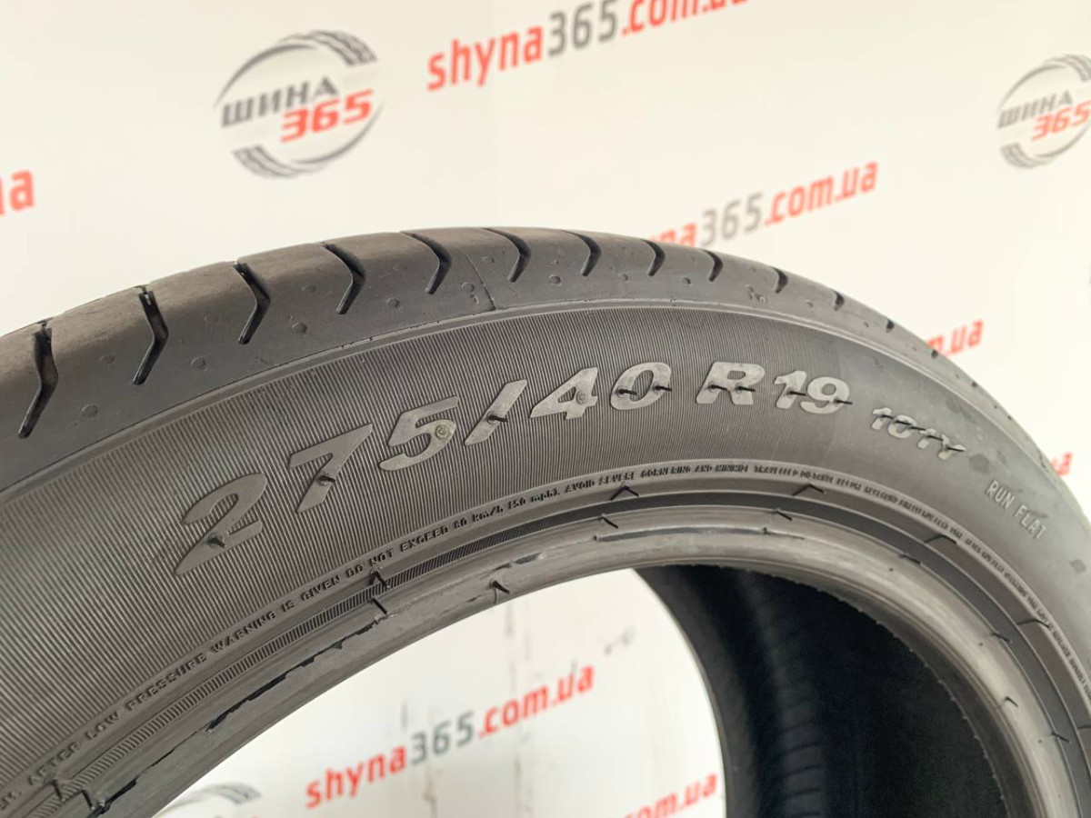 275/40 R19 PIRELLI PZERO RUN FLAT 6mm