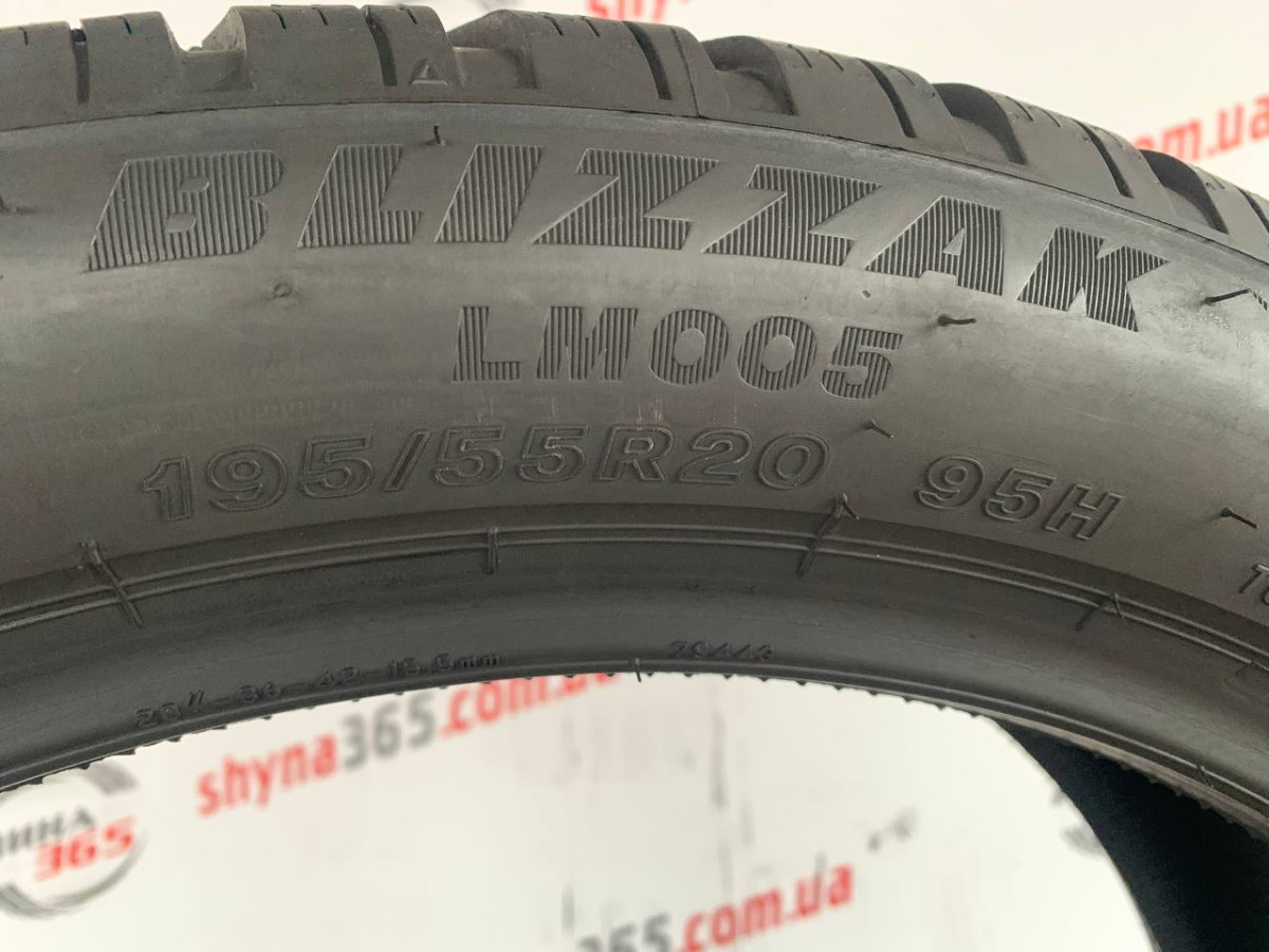 195/55 R20 BRIDGESTONE BLIZZAK LM005 7mm