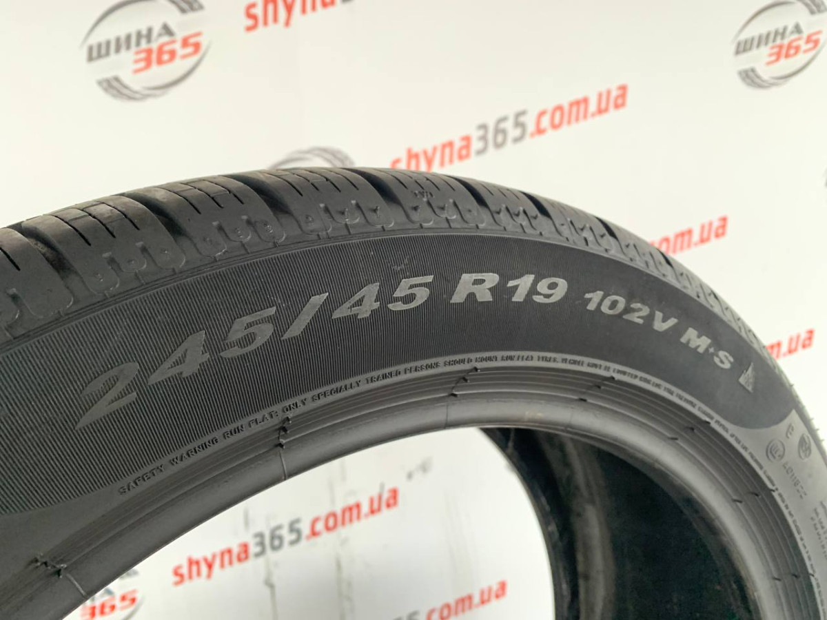 245/45 R19 PIRELLI SOTTOZERO WINTER 240 SERIE II RUN FLAT 6mm