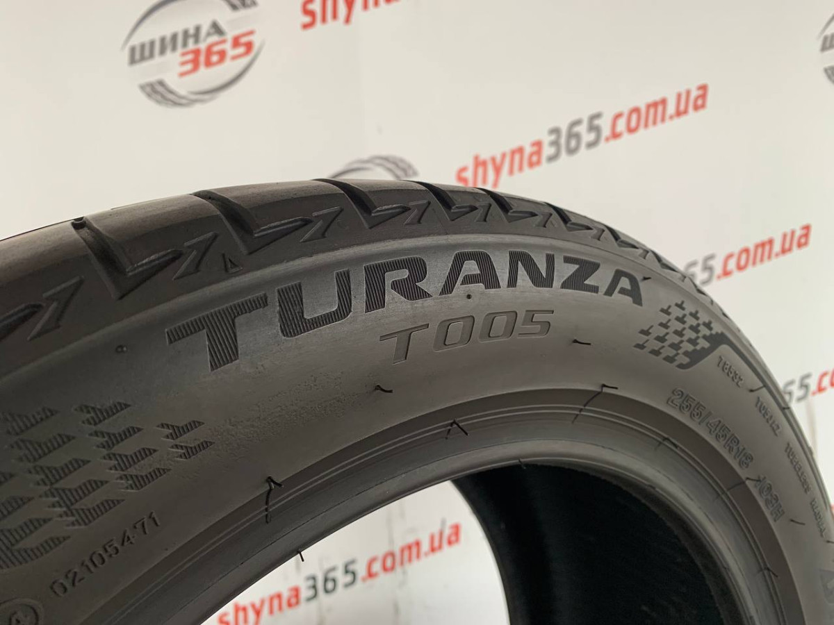 255/45 R18 BRIDGESTONE TURANZA T005 4mm