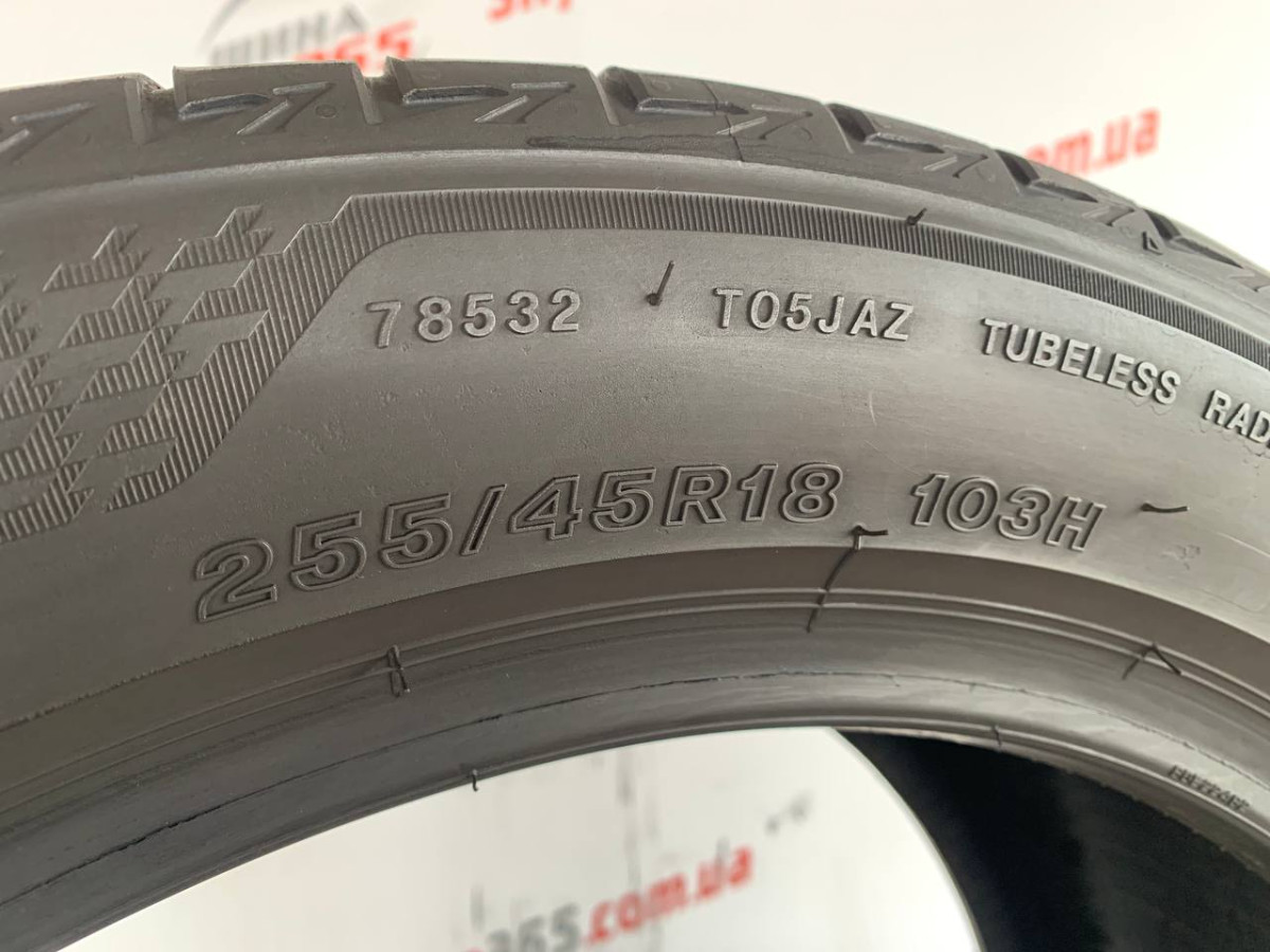 255/45 R18 BRIDGESTONE TURANZA T005 4mm
