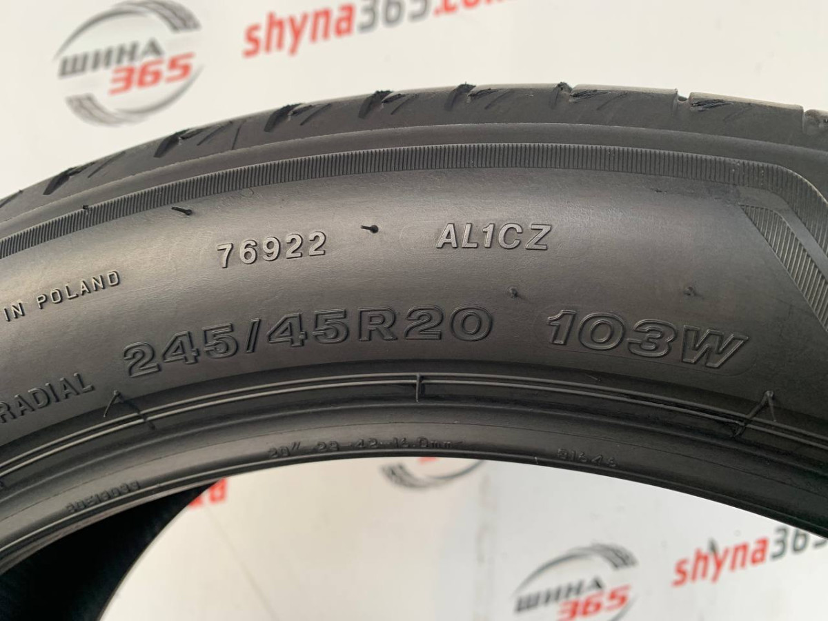 245/45 R20 BRIDGESTONE ALENZA 001 RUN FLAT 5mm