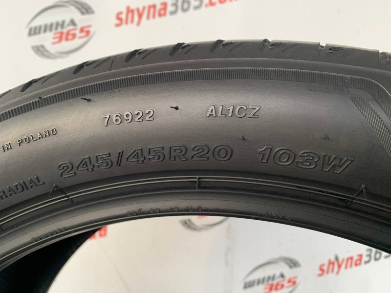 245/45 R20 BRIDGESTONE ALENZA 001 RUN FLAT 5mm