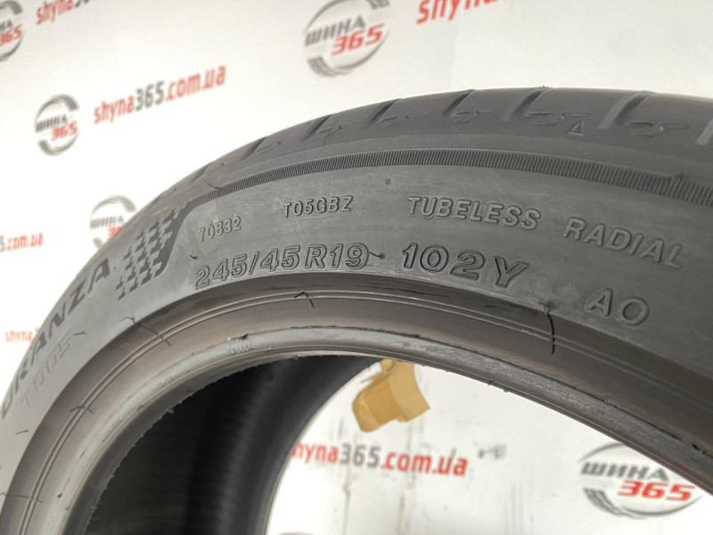 245/45 R19 BRIDGESTONE TURANZA T005 6mm