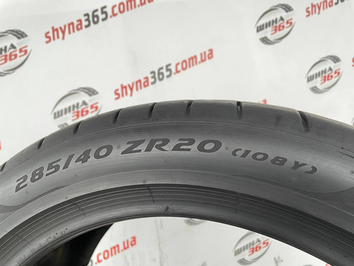285/40 R20 PIRELLI PZERO PZ4 6mm