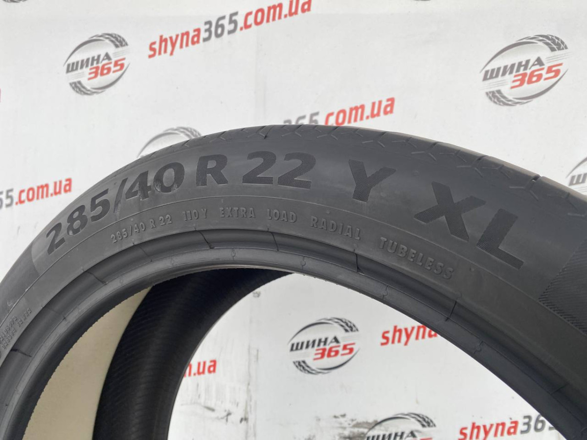 285/40 R22 CONTINENTAL SPORTCONTACT 6 CONTISILENT 4mm