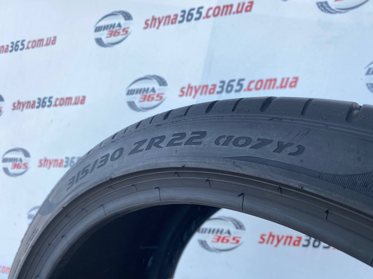 315/30 R22 PIRELLI PZERO PZ4 4mm