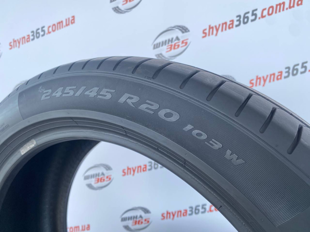 245/45 R20 PIRELLI PZERO PZ4 RUN FLAT 5mm