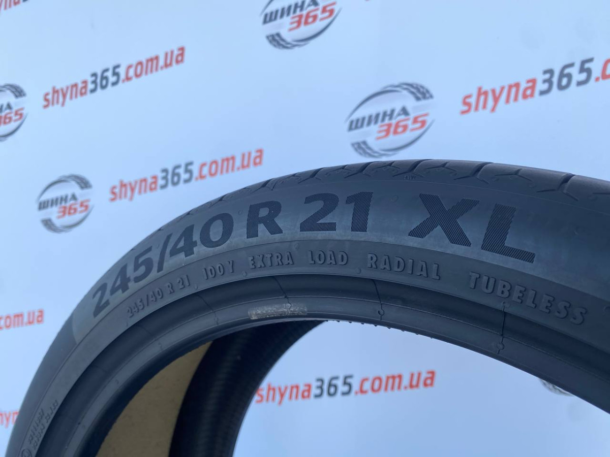 245/40 R21 CONTINENTAL SPORTCONTACT 6 CONTISILENT 5mm