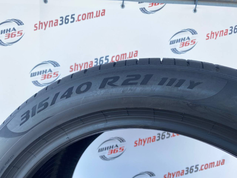 315/40 R21 PIRELLI PZERO PZ4 4mm