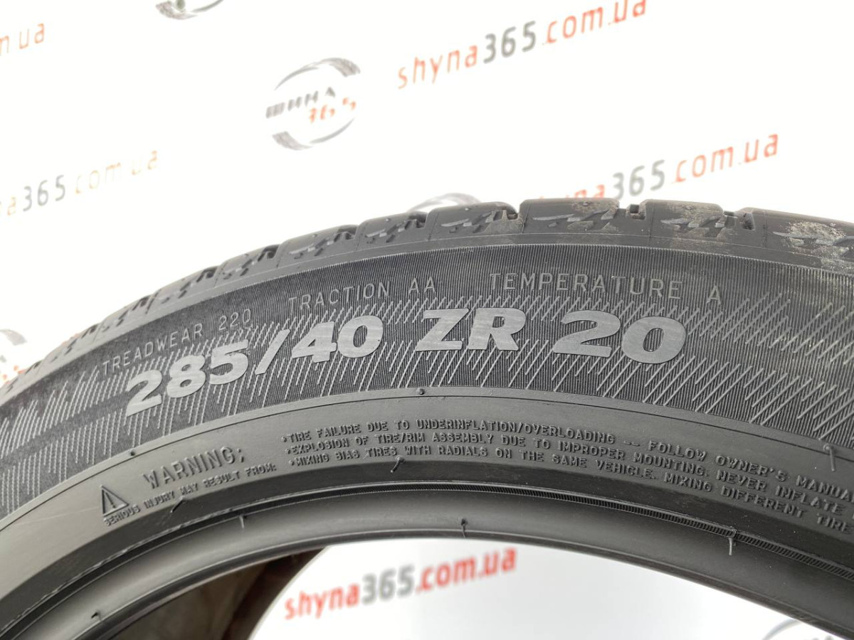 285/40 R20 MICHELIN LATITUDE SPORT 3 6mm