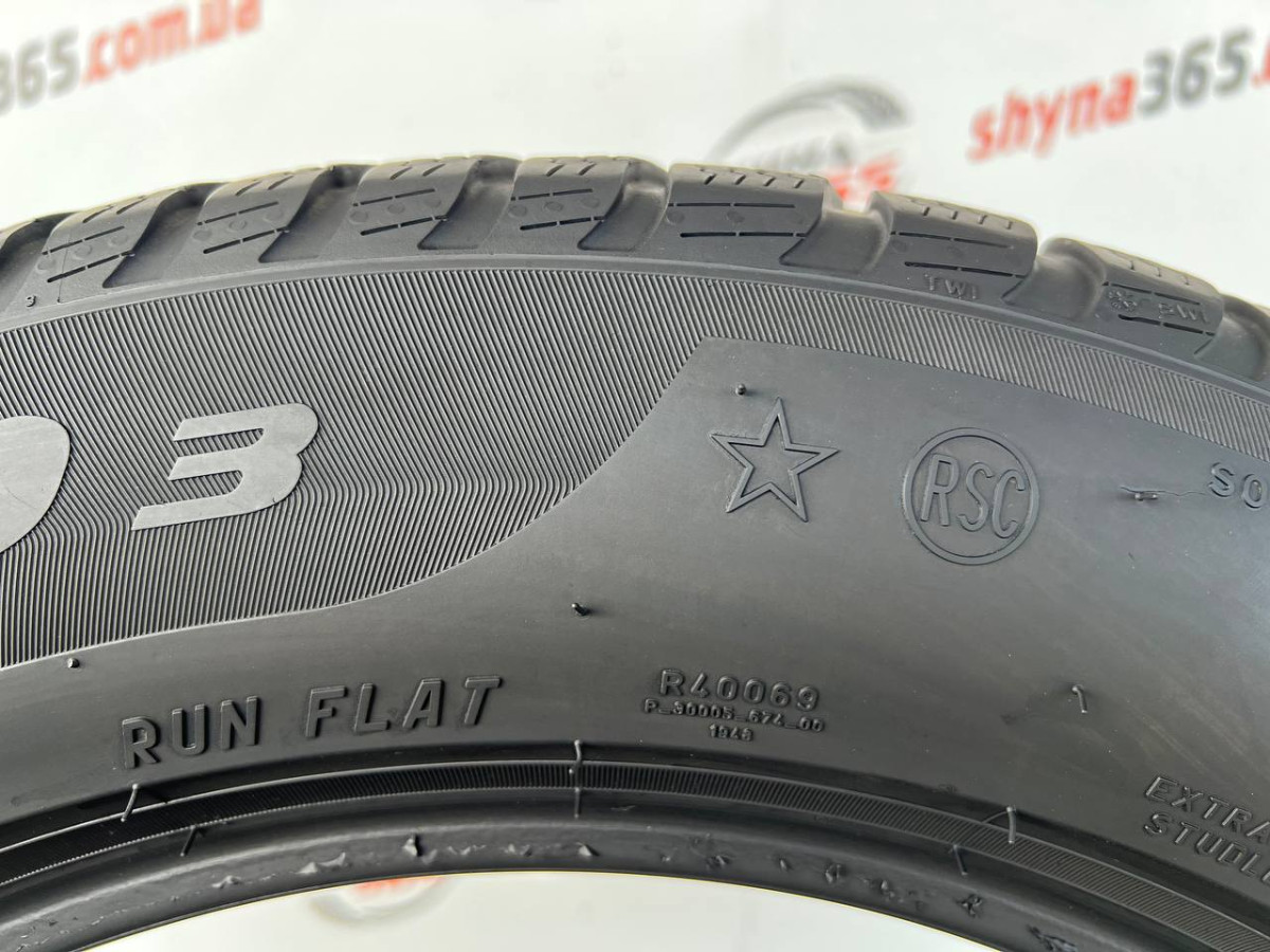 225/60 R18 PIRELLI WINTER SOTTOZERO 3 RUN FLAT 5mm