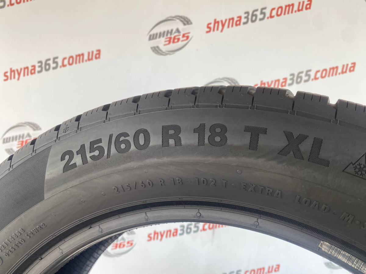 215/60 R18 CONTINENTAL WINTERCONTACT TS850P SUV RUN FLAT 4mm