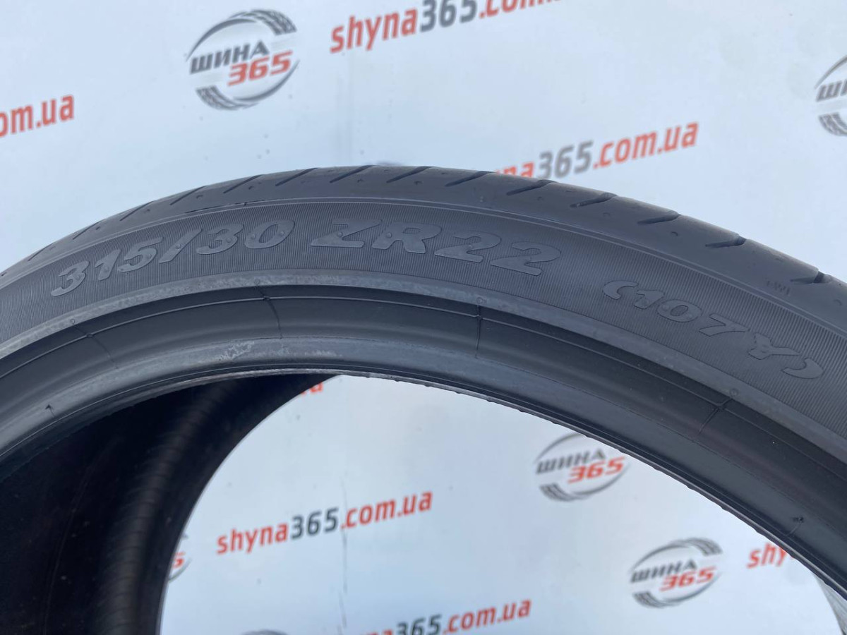 315/30 R22 PIRELLI PZERO 7mm