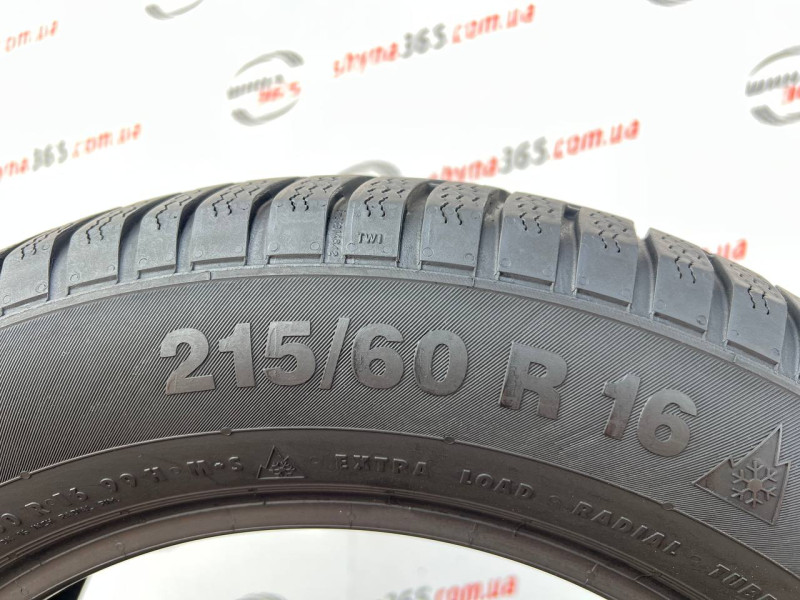 215/60 R16 CONTINENTAL CONTIWINTERCONTACT TS830P 4mm
