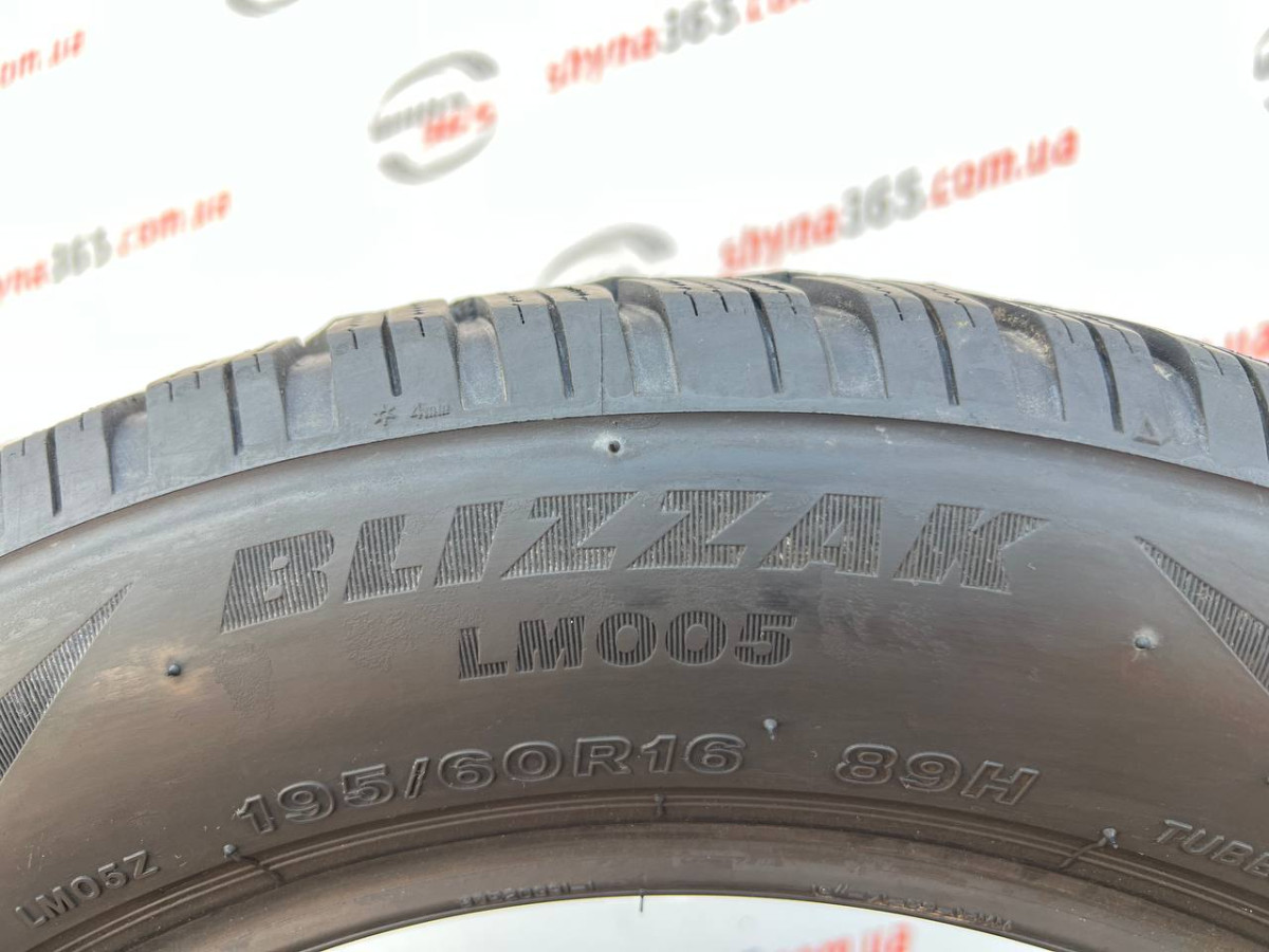 195/60 R16 BRIDGESTONE BLIZZAK LM005 5mm