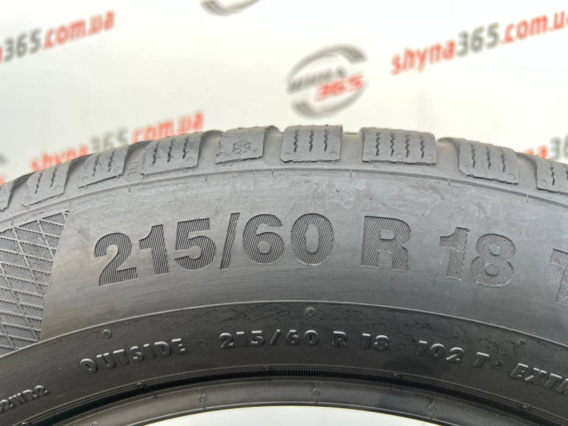 215/60 R18 CONTINENTAL WINTERCONTACT TS850P RUN FLAT 4mm