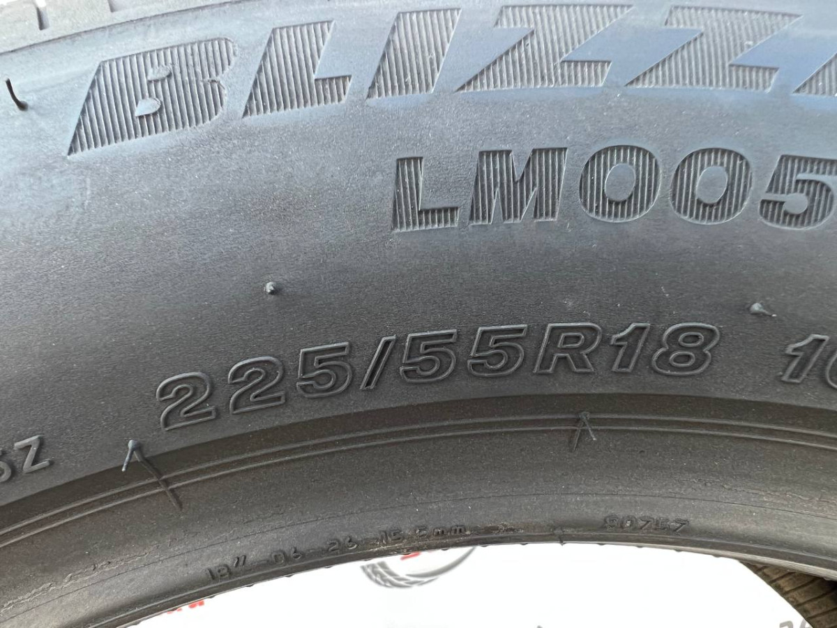225/55 R18 BRIDGESTONE BLIZZAK LM005 7mm